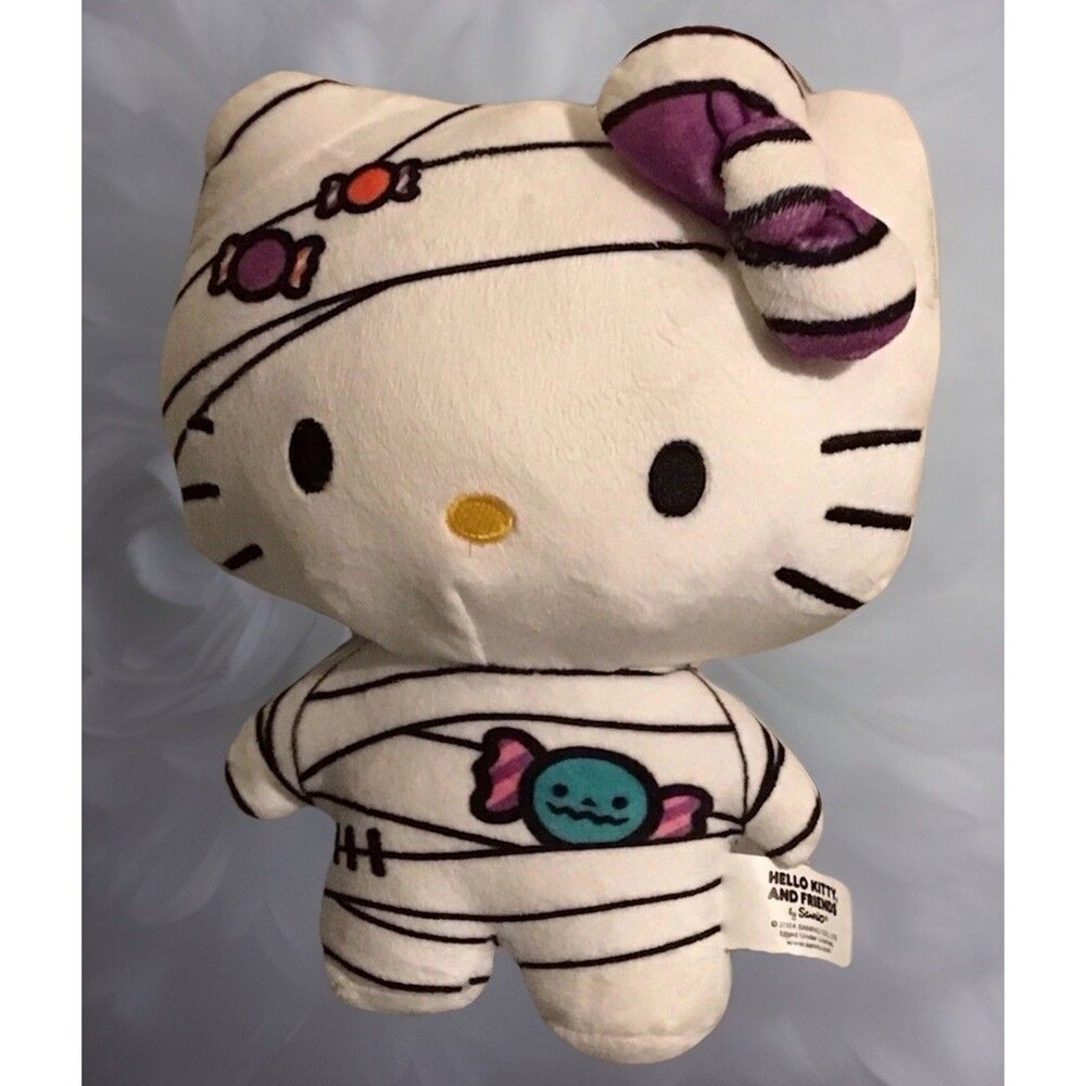 Sanrio MUMMY HELLO KITT Y 8" Plush 2024 Hello Kitty & Friends Halloween NWOT